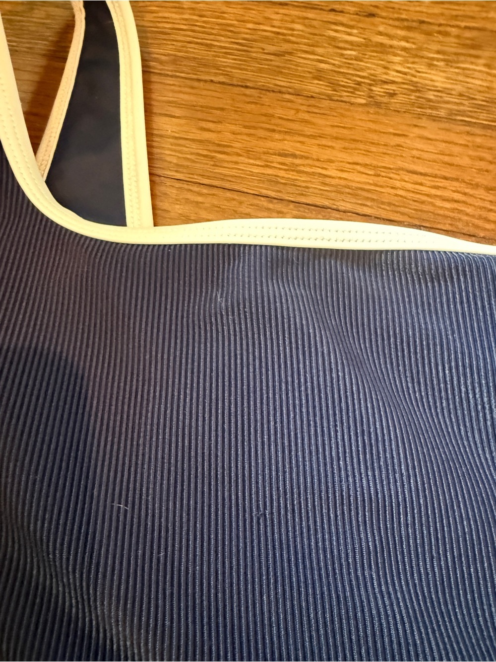 LainSnow Ocean Isle Navy Blue One-Piece Swimsuit size Large - Picture 4 of 10